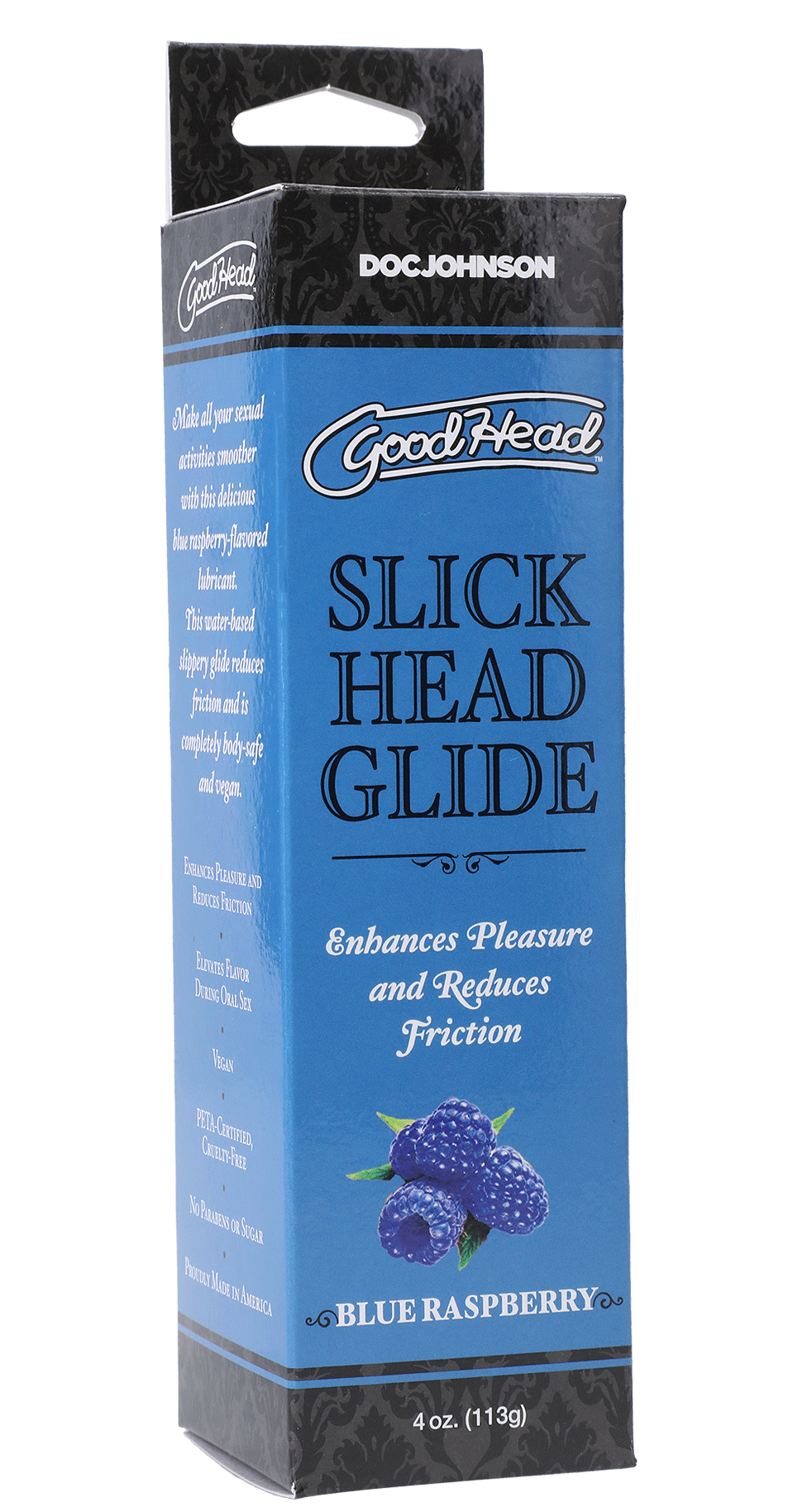 "Goodhead - Slick Head Glide - Blue Raspberry - 4 Oz. DJ1361-06-BX"