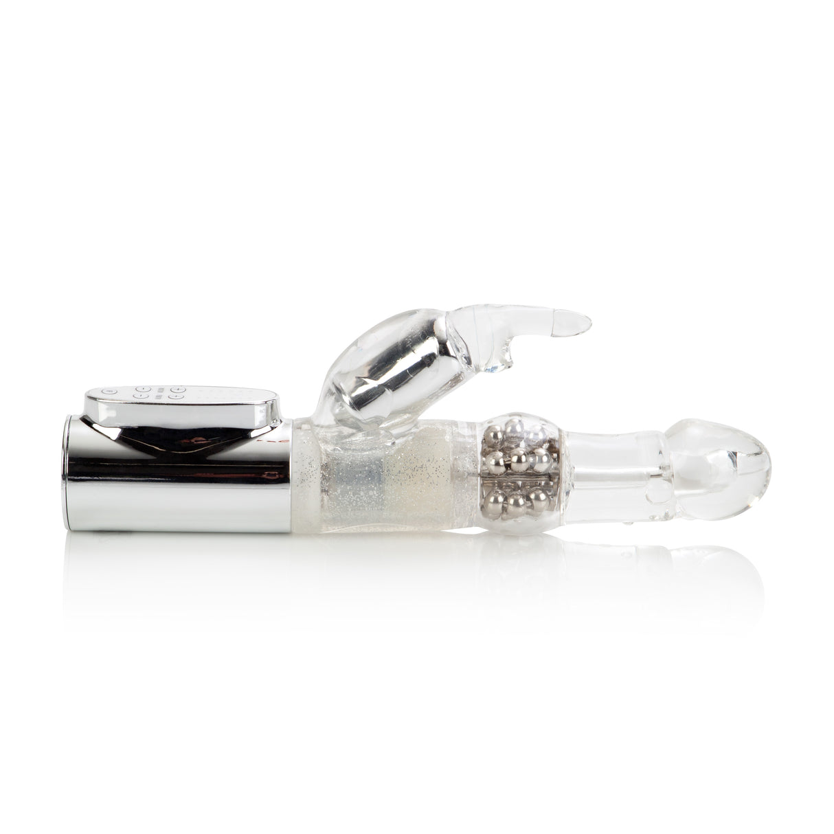 CalExotics Platinum Jack Rabbit Vibrator, Silver - SE0611103