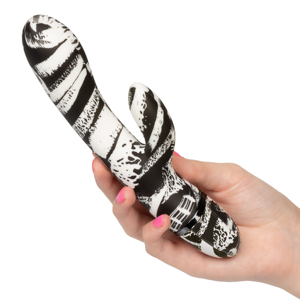 CalExotics Hype Dual Wand Rabbit Vibrator - Dual Motor, USB Rechargeable - SE4412353