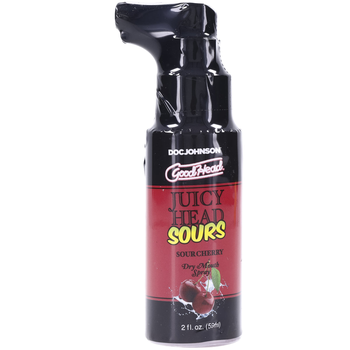 Doc Johnson GoodHead Juicy Head Dry Mouth Spray — Sour Cherry (2 fl. oz.) - DJ1363-03-BX