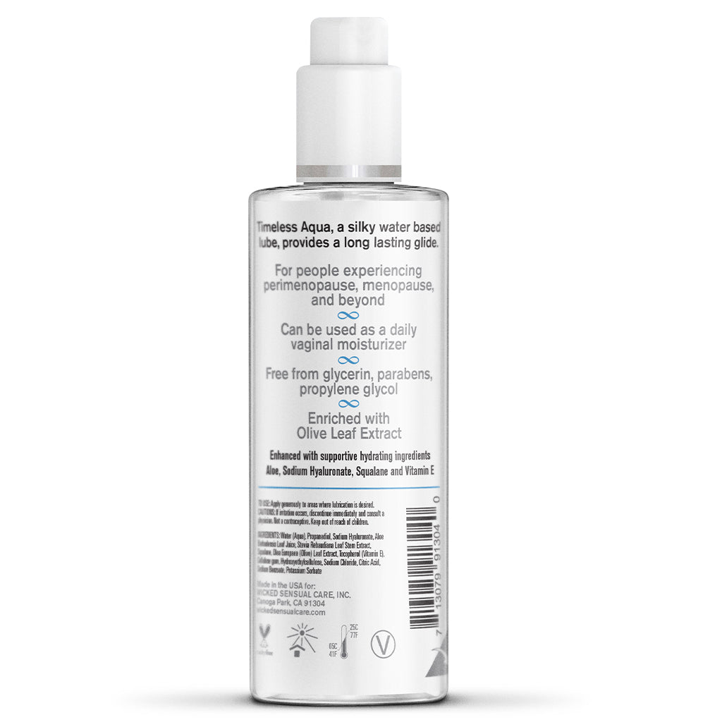Wicked Simply Timeless Aqua Lubricant, 4 oz - WS-91304