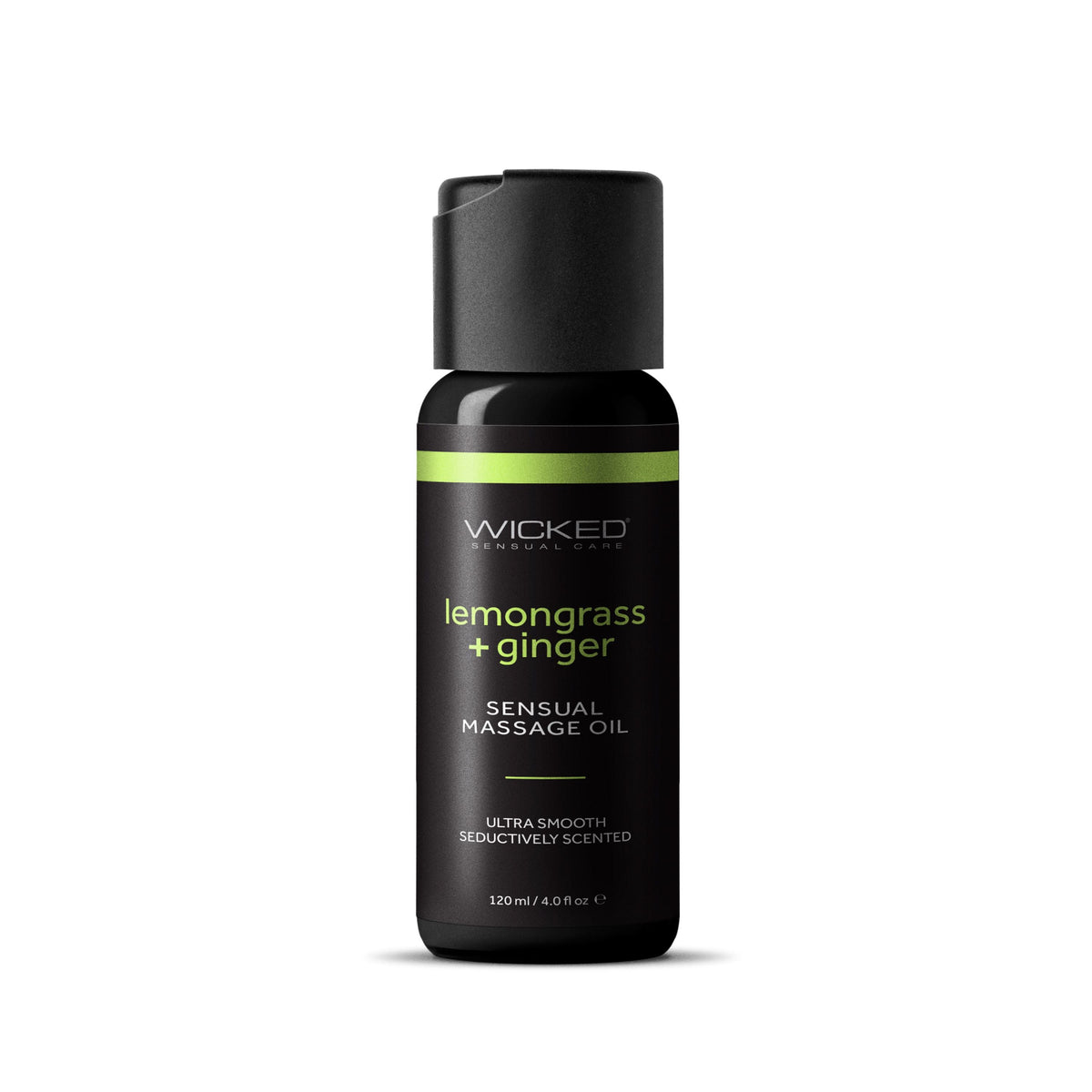 Wicked Lemongrass & Ginger Sensual Massage Oil — 4 oz - WS-90974