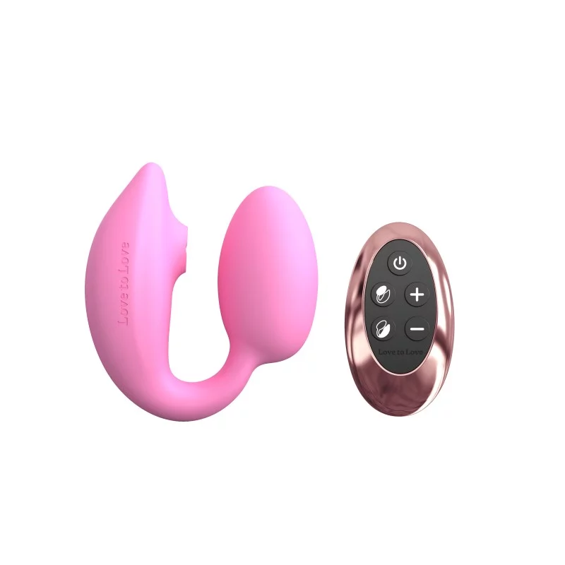 Love To Love Wonderlover Dual-Stimulation Vibrator — Pink Passion - LV3203