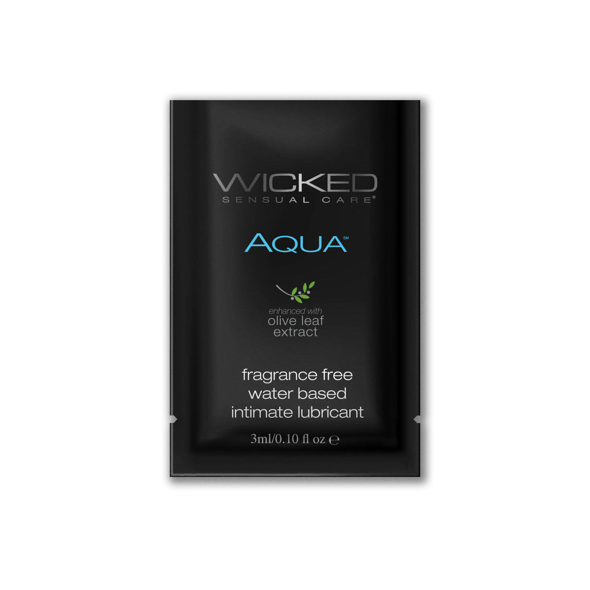 Wicked Aqua Lube Sachet — Silky Personal Lubricant - WK201