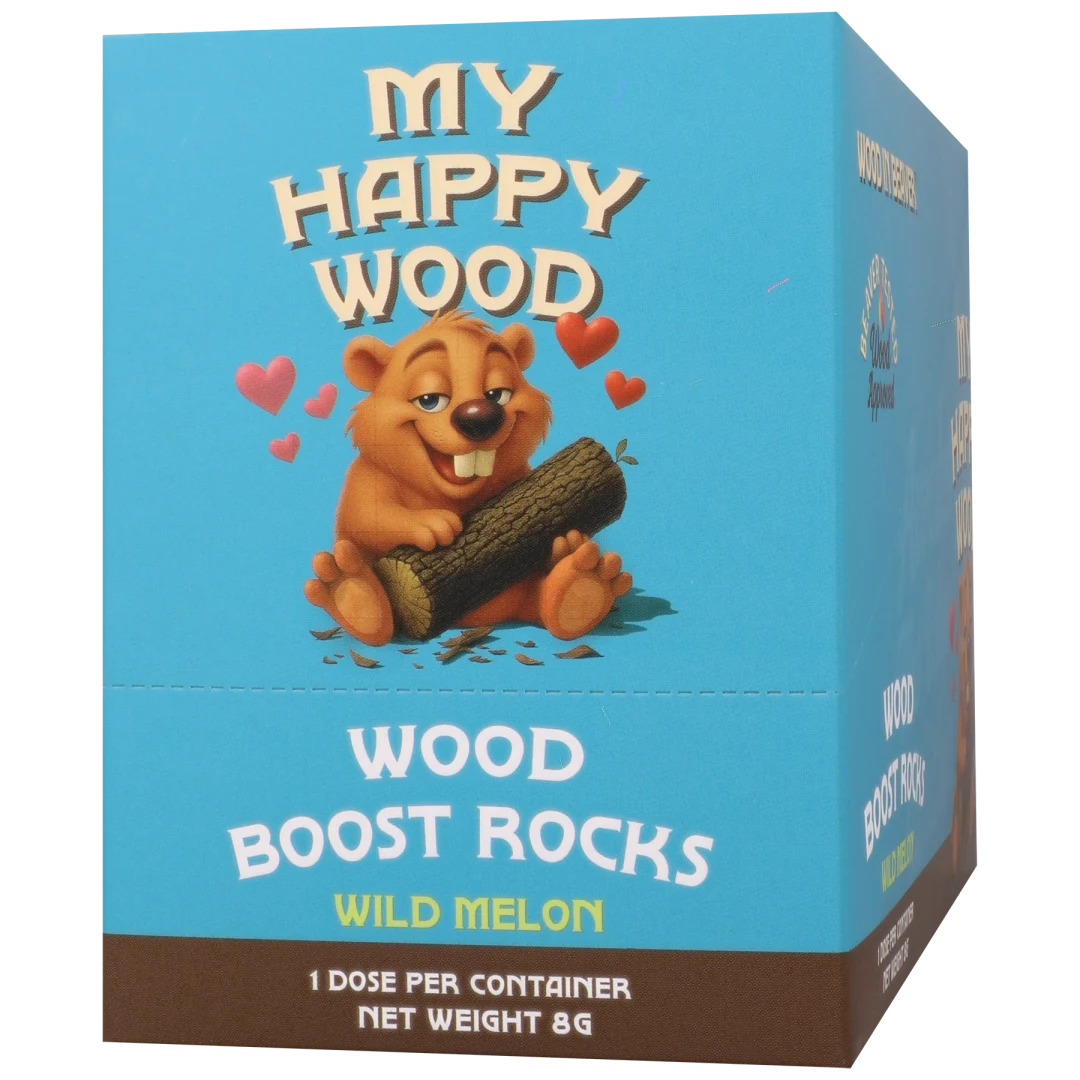 Doc Johnson Wood Boost Rocks for Him — 12-Pack Wild Melon - DJ4561-06-BX