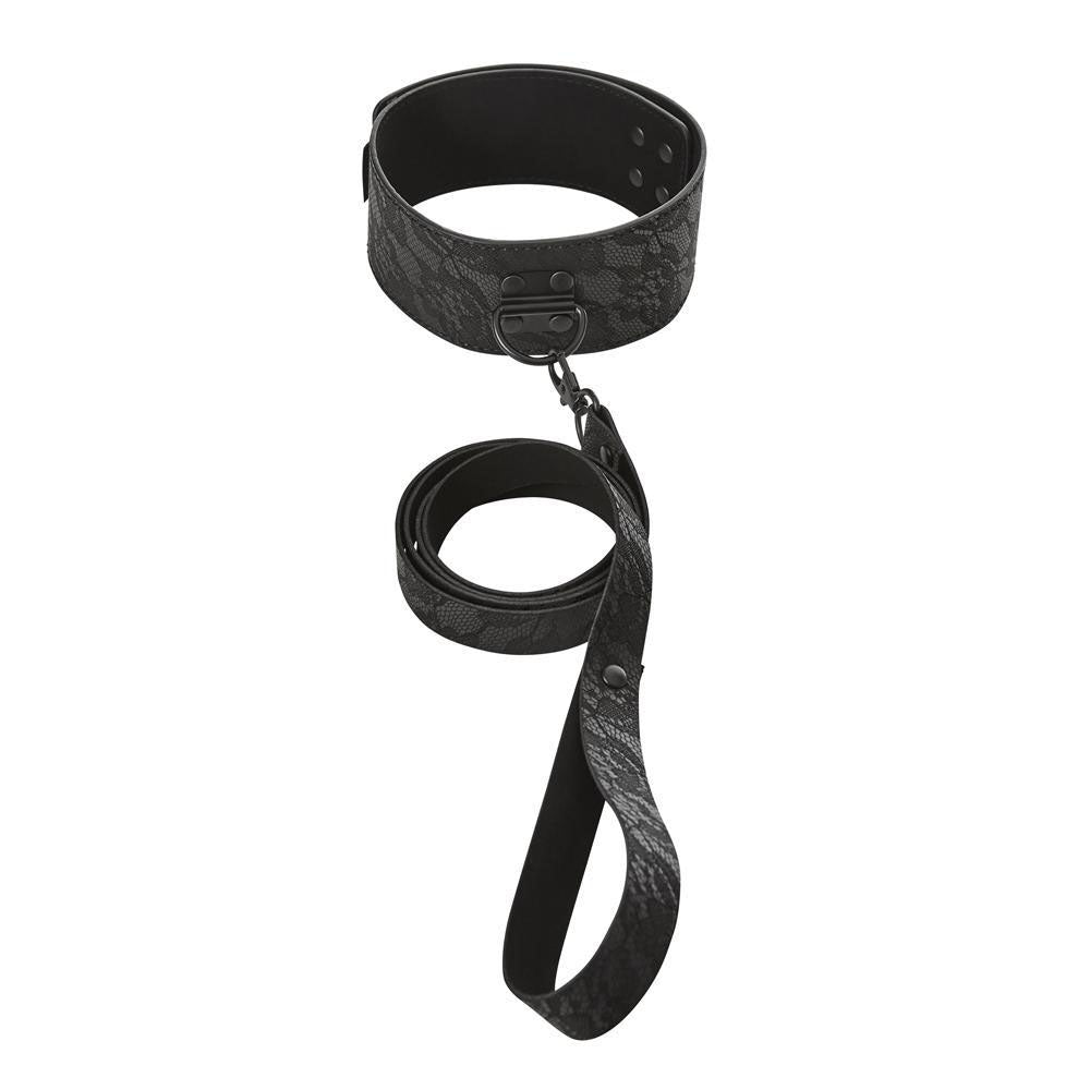 Sincerely Locking Lace Collar and Leash by Sportsheets