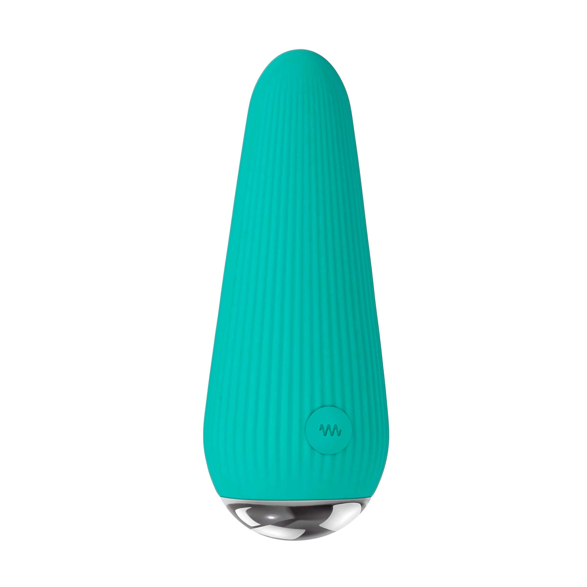 Evolved Novelties O-Cone Teal Cone Vibrator — 4.25 in - GX-RS-2888-2