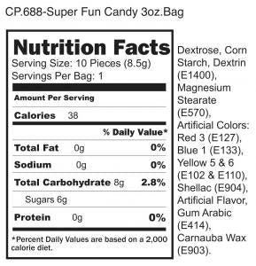 Super Fun Penis Candy Bag by Little Genie