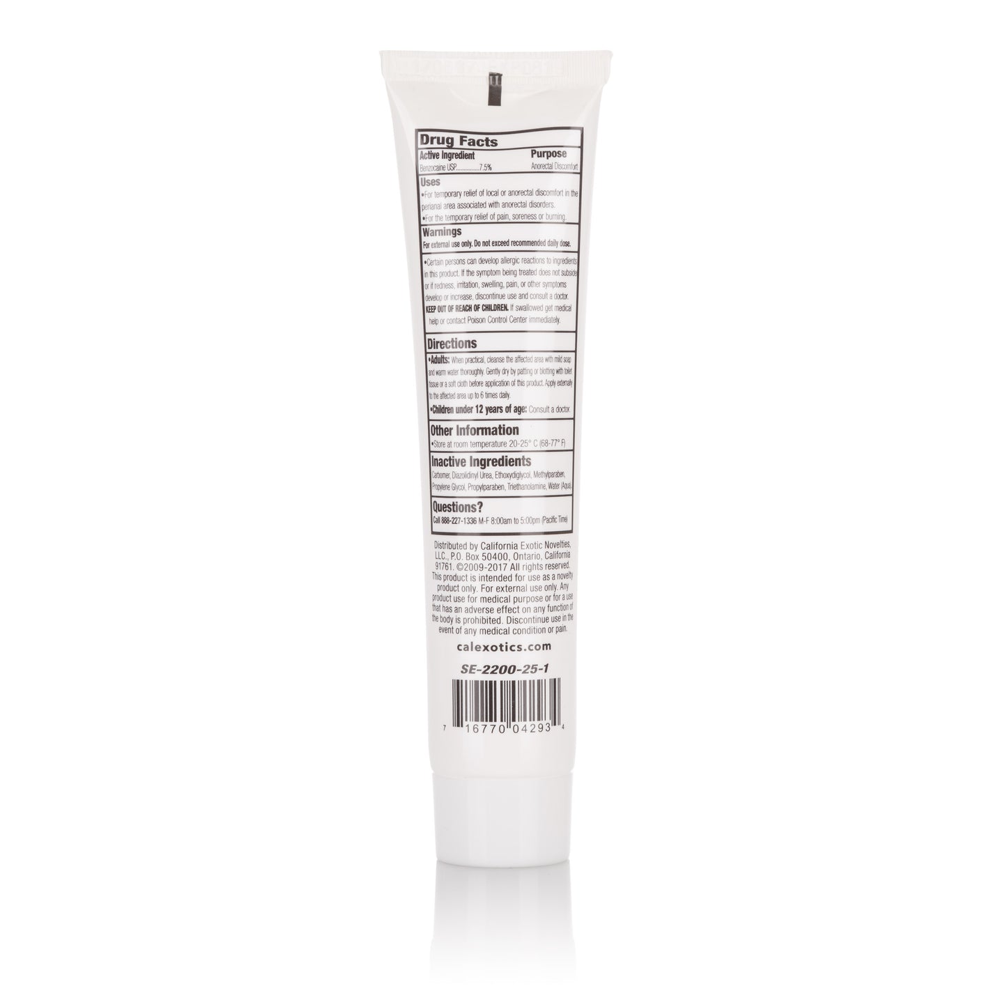 Tush-Eze Gel Bulk 1.5 Oz / 44 ml by CalExotics