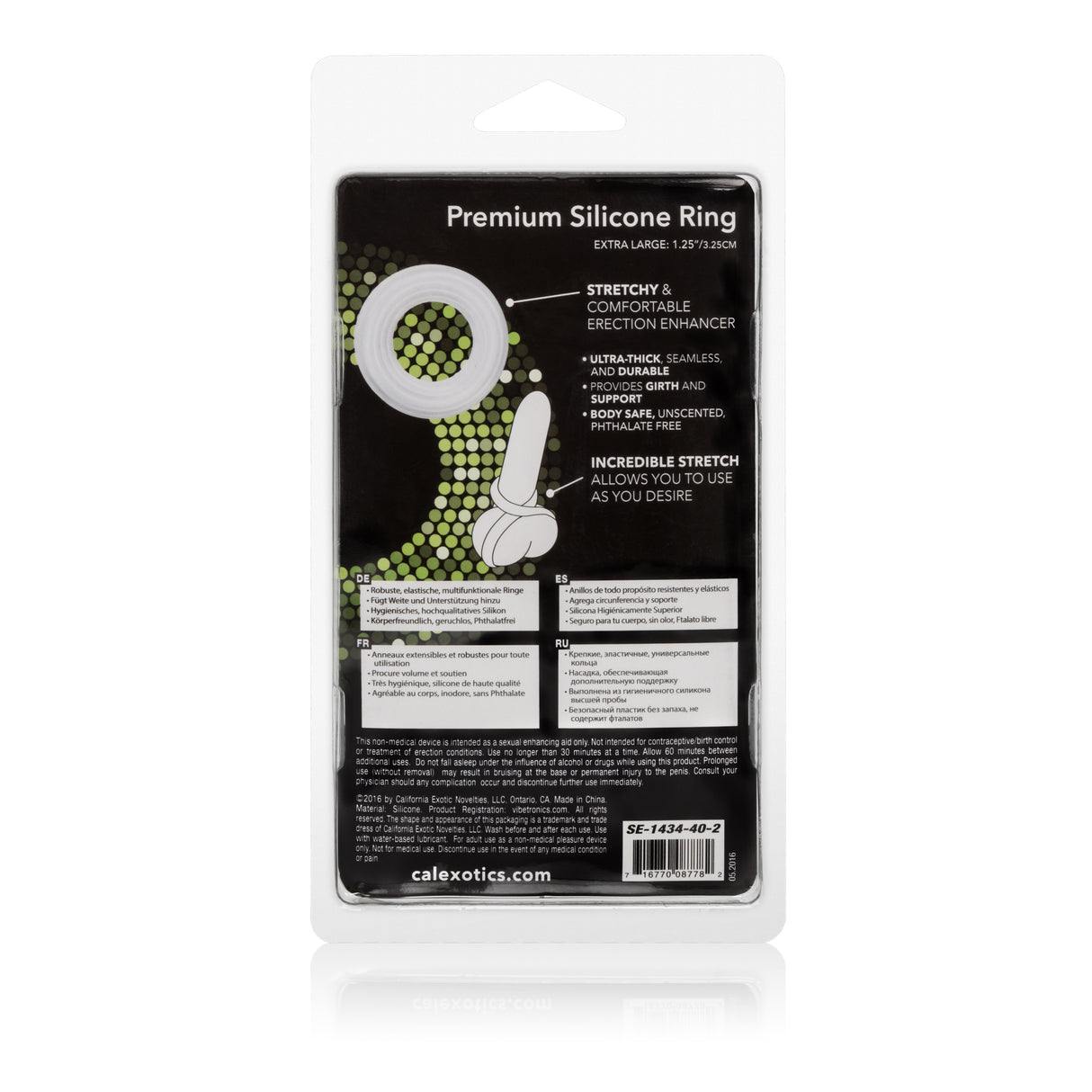 CalExotics Premium Silicone Ring XL — 1.25 in (3.25 cm) - SE1434402
