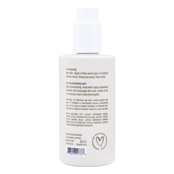 Classic Brands Coochy Au Natural Shave Cream — 8 fl oz (237 ml) - COO1101-08