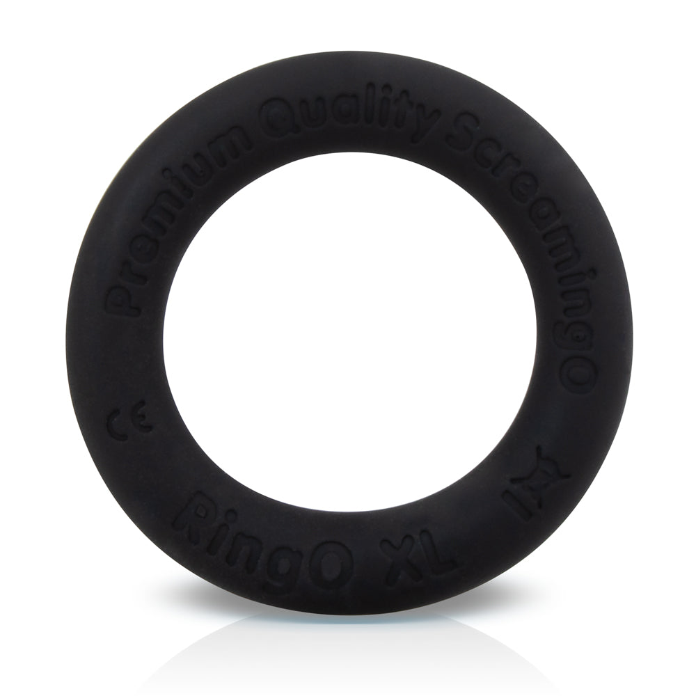 Screaming O Ringo Ritz XL Liquid Silicone Cock Ring — Black - LSX-BL-101E