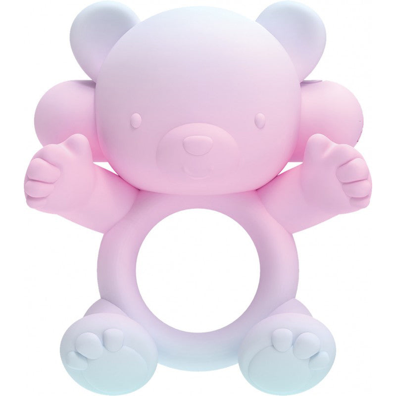 Hott Products Bear Hug Ring Vibe — 20 Frequencies, USB Chargeable, 3.27x1.66 - HTP3739