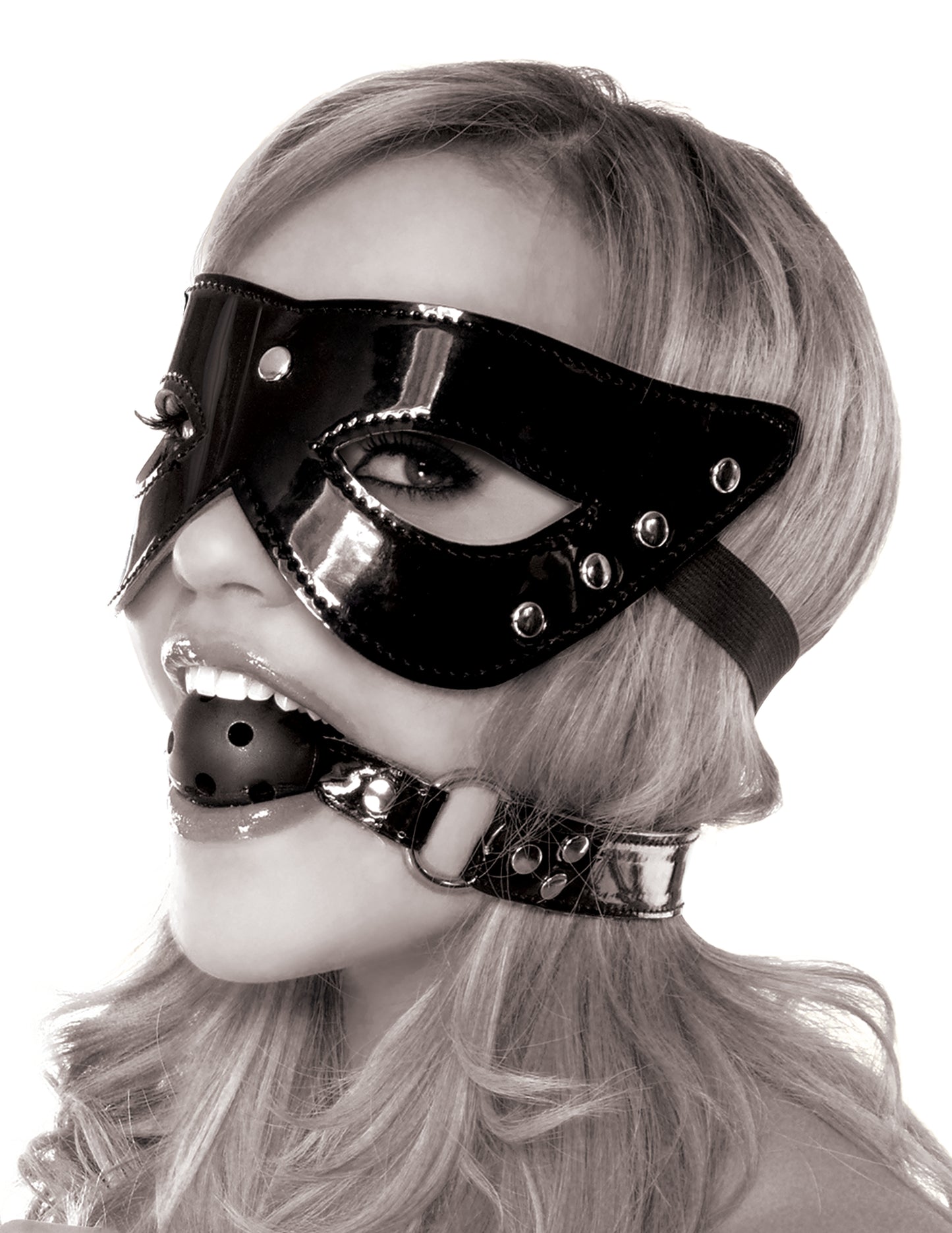 Fetish Fantasy Limited Edition Masquerade Mask and Ball Gag by Pipedream