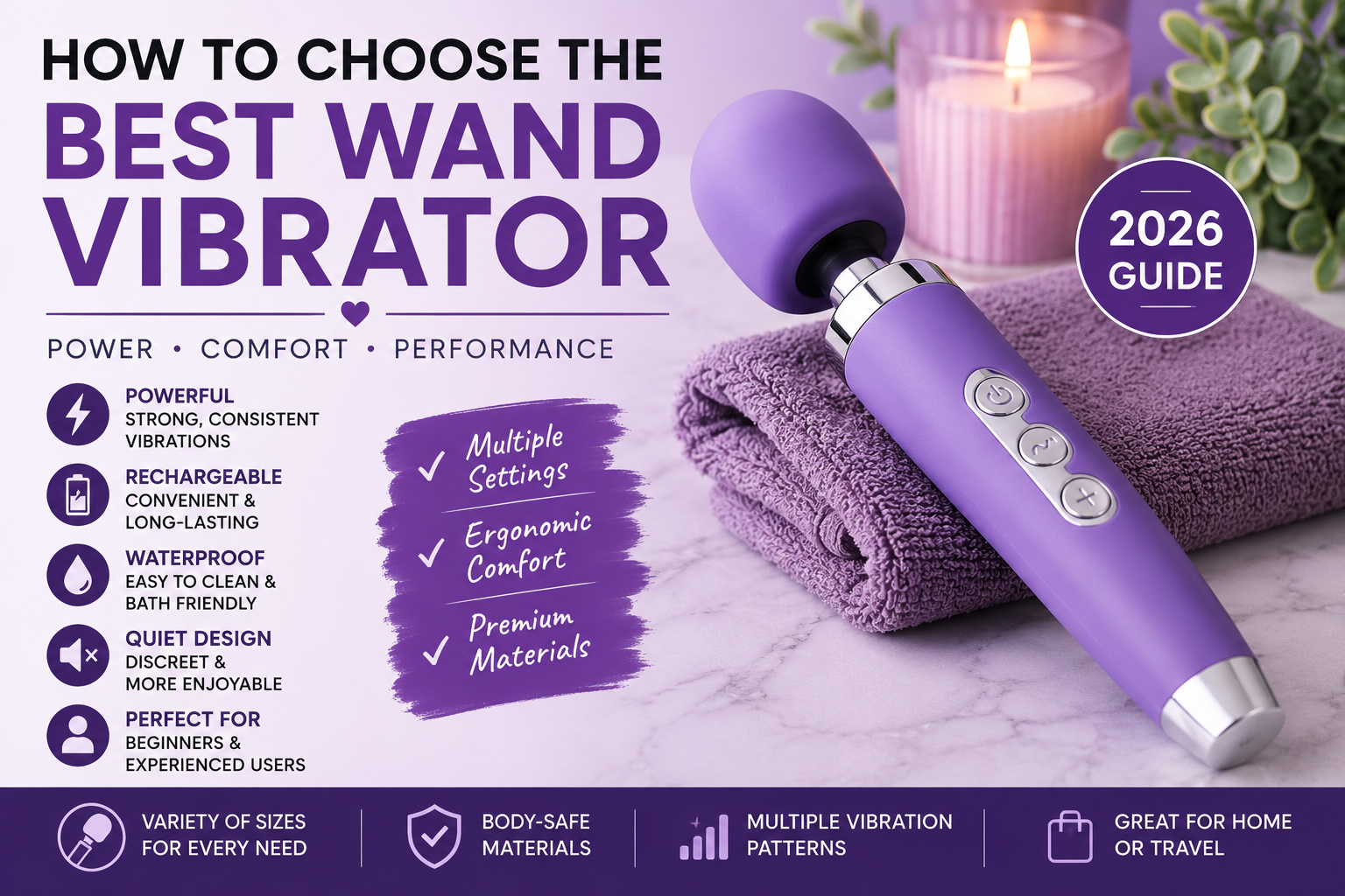 How to Choose the Best Wand Vibrator (2026 Guide)