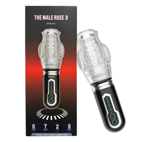 The Male Rose 3 Rechargeable Thrusting & Rotating Masturbator - MR-300