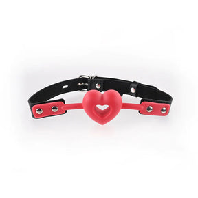 Sportsheets Amor Heart Ball Gag — Red - SS09952