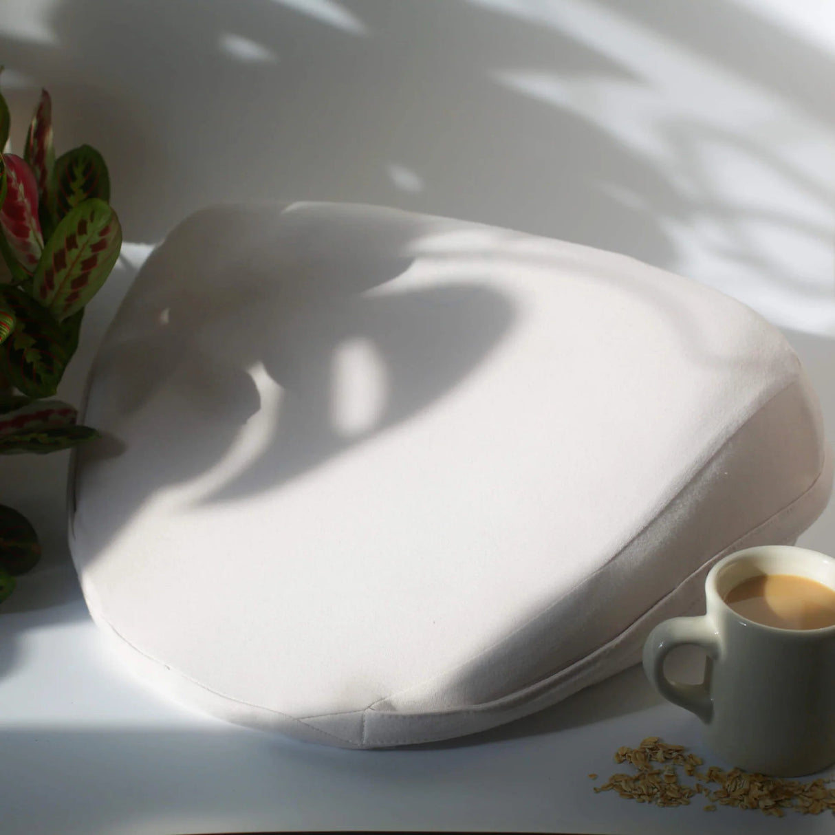 Dame Pillo Wedge Pillow — Oat (15 x 18 x 7 in) - DM1678