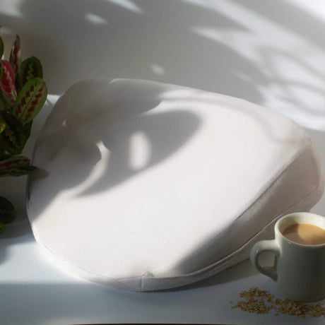 Dame Pillo Wedge Pillow — Oat (15 x 18 x 7 in) - DM1678