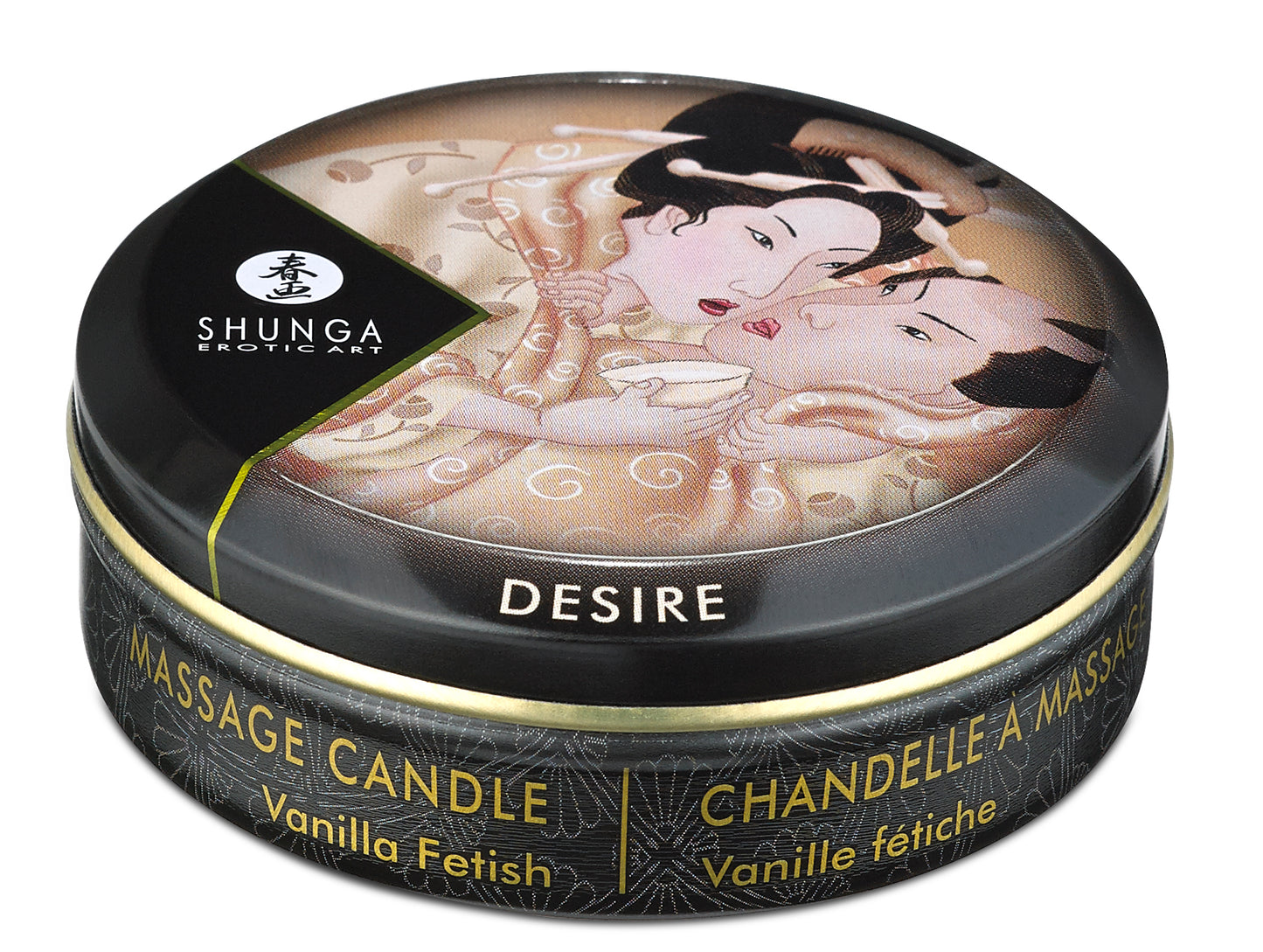 Mini Massage Candle - Desire - Vanilla Fetish - 1 Fl. Oz. by Shunga