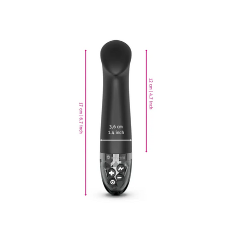 Mystim Right on Ron eStim G-Spot Vibrator, Black - MY5416