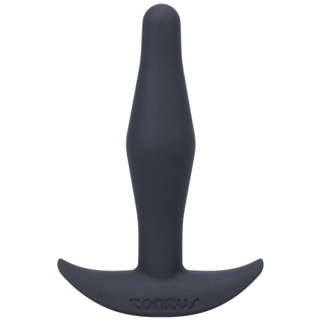 Tantus Little Flirt Onyx Firm Anal Plug, 0.8 in x 3.35 in - TS0208