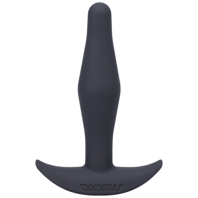 Tantus Little Flirt Onyx Firm Anal Plug, 0.8 in x 3.35 in - TS0208