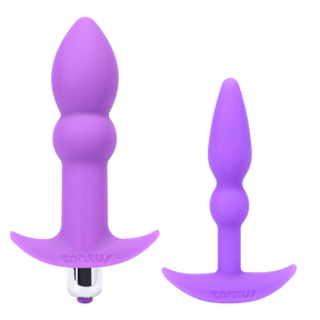 Tantus Perfect Plug Kit — Lilac Firm Anal Plugs (2-Pack) - TS0499
