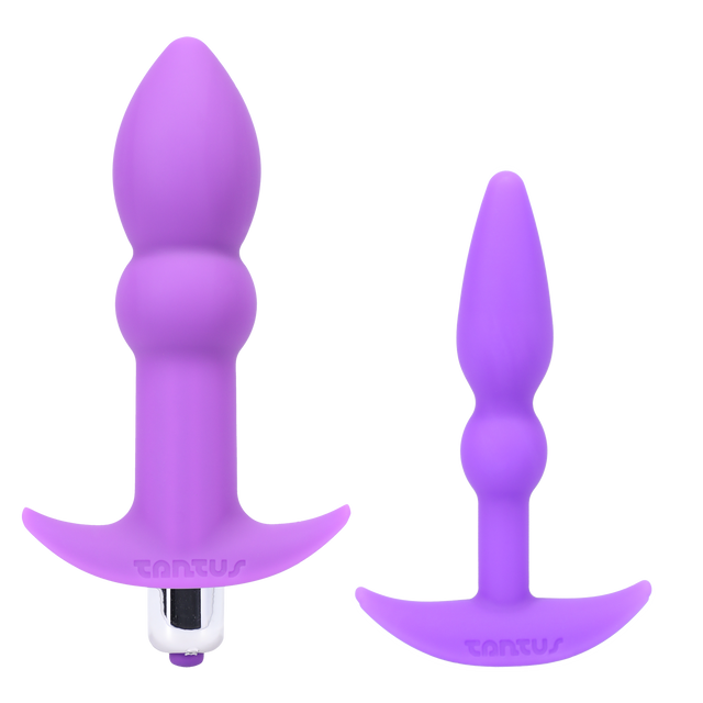 Tantus Perfect Plug Kit — Lilac Firm Anal Plugs (2-Pack) - TS0499