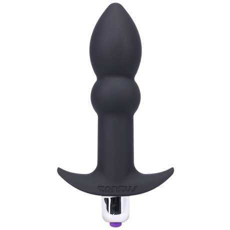 Tantus Perfect Plug Plus — Small Anal Plug, Black - TS565BK