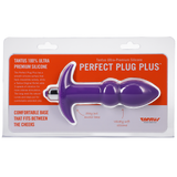 Tantus Perfect Plug Plus Anal Plug with 3-Speed Vibe, Purple - TS565PR