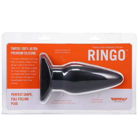 Tantus Ringo Silicone Butt Plug — 2.25 in Diameter, 5.5 in Length - TS557