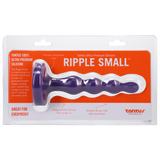 Tantus Ripple Small Butt Plug — Amethyst, 1" Diameter, 4.95" Length - TS0888