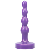 Tantus Ripple Small Butt Plug — Amethyst, 1" Diameter, 4.95" Length - TS0888