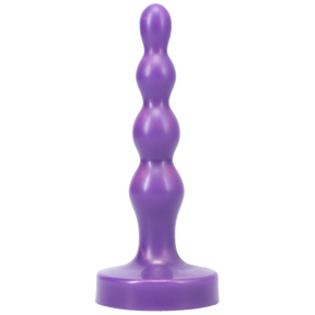 Tantus Ripple Small Butt Plug — Amethyst, 1" Diameter, 4.95" Length - TS0888