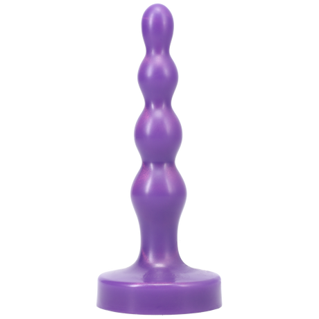 Tantus Ripple Small Butt Plug — Amethyst, 1" Diameter, 4.95" Length - TS0888