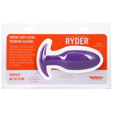 Tantus Ryder Silicone Butt Plug — Lilac, 1.47" Diameter - TS523MP