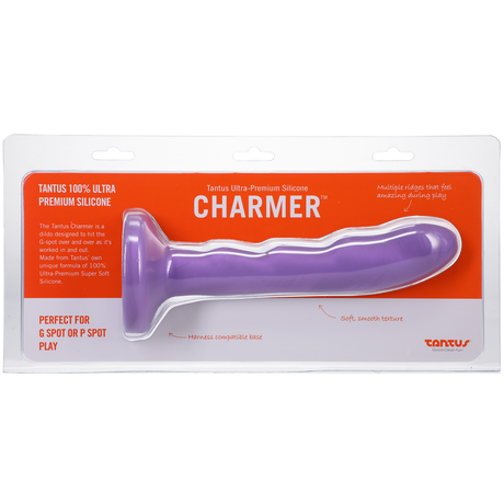 Tantus Charmer Curved G-Spot Dildo — Lavender, 6.8 in - TS135