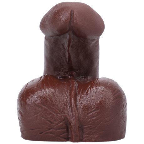 Tantus On the Go Silicone Packer — Espresso, Super Soft 3" - TS0451