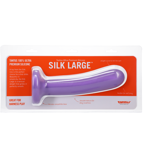 Tantus Silk Large Silicone Dildo — 7" Length, 1.5" Diameter - TS103PH