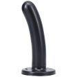 Tantus Silk Medium Dildo — Onyx, Firm (1.1" x 5.25") - TS1199