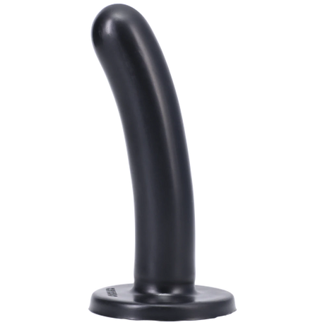 Tantus Silk Medium Dildo — Onyx, Firm (1.1" x 5.25") - TS1199
