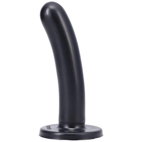 Tantus Silk Medium Silicone Dildo — 1.1 x 5.25 in, Black - TS102BK