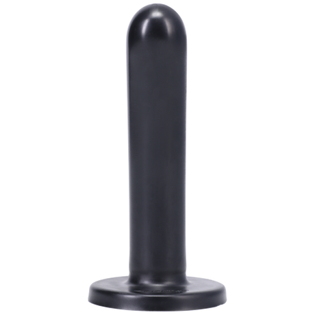 Tantus Silk Medium Silicone Dildo — 1.1 x 5.25 in, Black - TS102BK