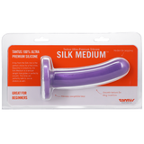 Tantus Silk Medium Lavender Firm Dildo — 5.25 in, 1.1 in Dia - TS1144