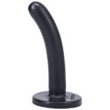 Tantus Silk Small Silicone Dildo — 4.25in x 0.8in, Black - TS101BK