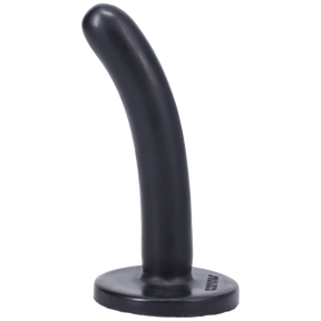 Tantus Silk Small Silicone Dildo — 4.25in x 0.8in, Black - TS101BK
