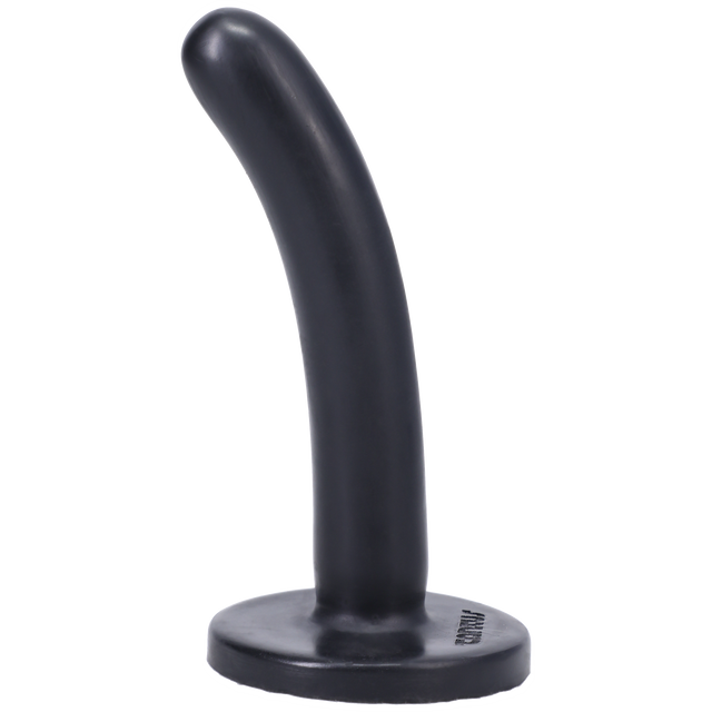 Tantus Silk Small Silicone Dildo — 4.25in x 0.8in, Black - TS101BK