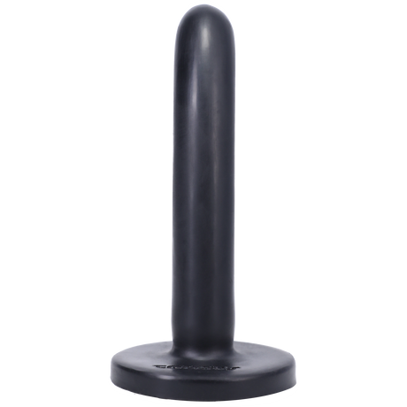 Tantus Silk Small Silicone Dildo — 4.25in x 0.8in, Black - TS101BK