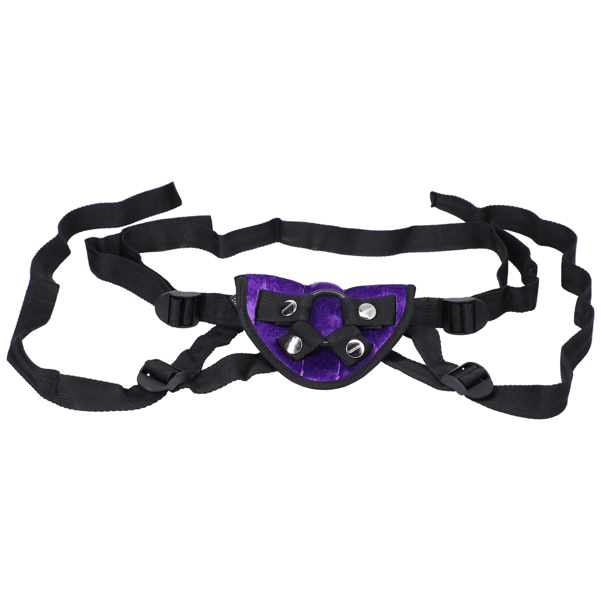 Tantus Sport Harness Kit — Midnight Purple Silicone Dildo & Velvet Harness - TS907MP